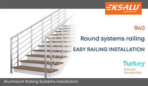 R 40 Round Railing Systems Installation